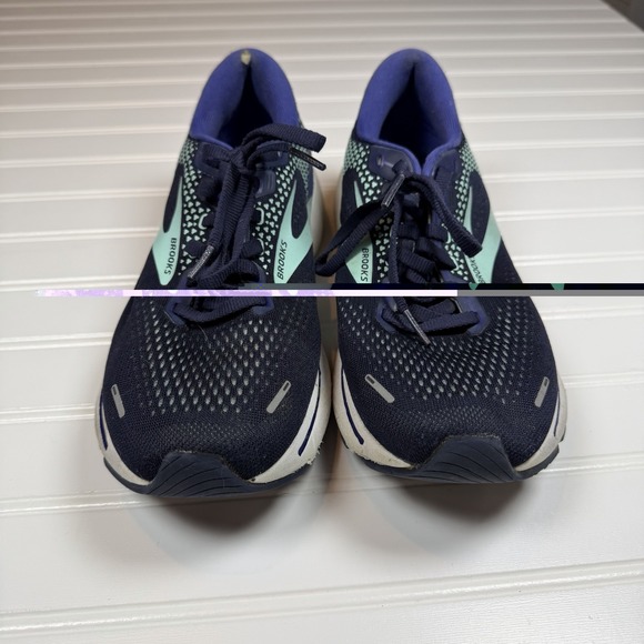 Brooks Ghost 14 Women's 9.5 Peacoat Yucca Blue GUC No Insoles - Picture 5 of 9